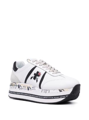 Sneaker Premiata 4518 aus Leder Weiß Schuhe Damen 