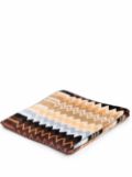 Missoni Home Giacomo zigzag motif bath mat - Brown