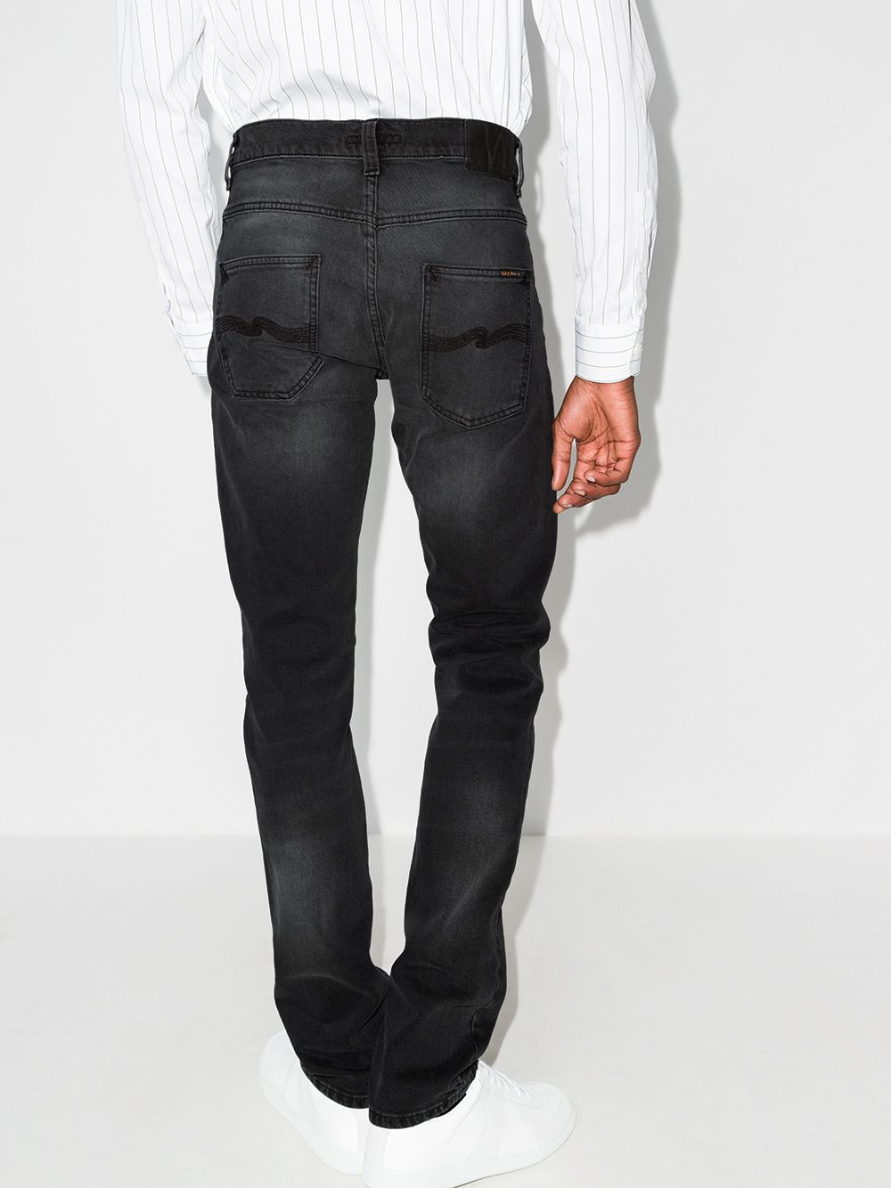 фото Nudie jeans grim tim slim-fit jeans