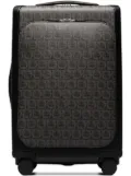Ferragamo Gancini-print cabin bag - Grey