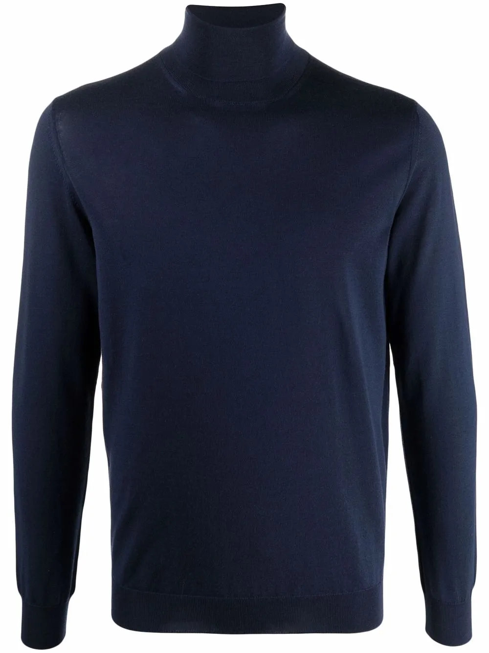 

Drumohr roll neck merino jumper - Blue