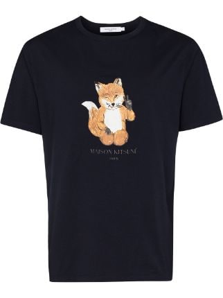 Maison Kitsuné All Right Fox Print T-shirt - Farfetch