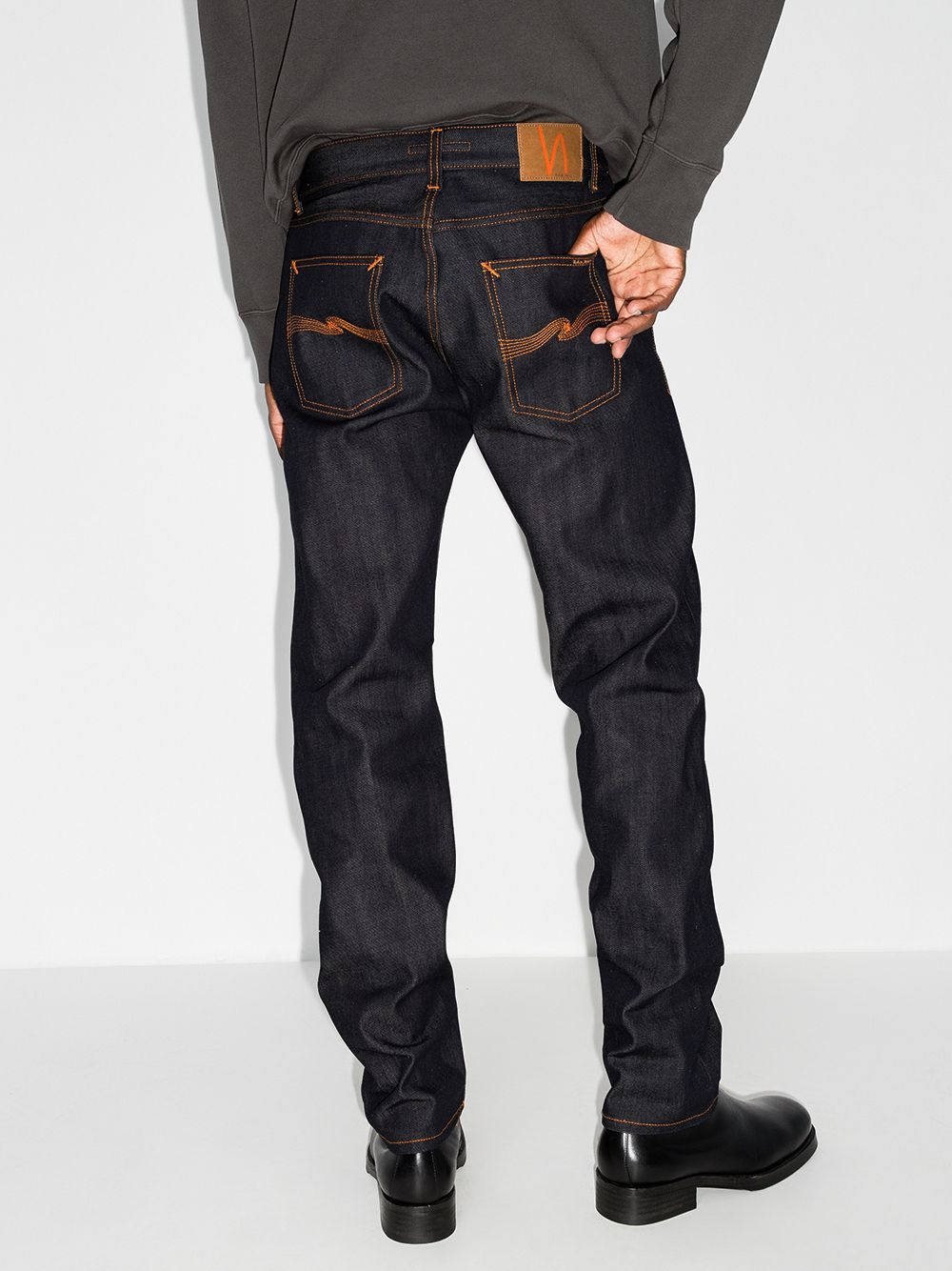 фото Nudie jeans steady eddie ii straight-leg jeans