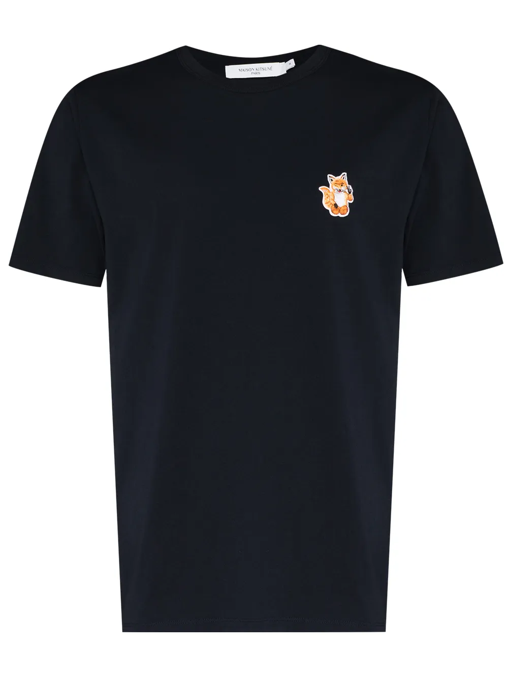 Image 1 of Maison Kitsuné small Fox patch T-shirt