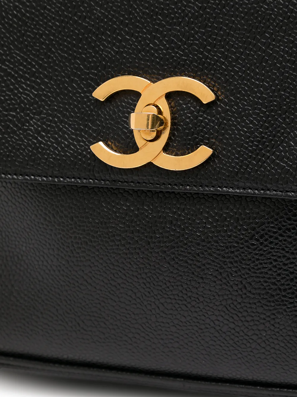 фото Chanel pre-owned рюкзак 1998-го года с поворотным замком и логотипом cc