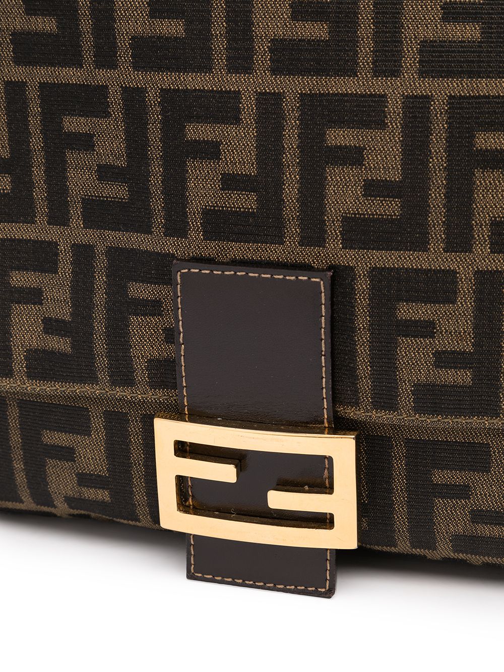 фото Fendi pre-owned сумка на плечо mamma baguette с узором zucca