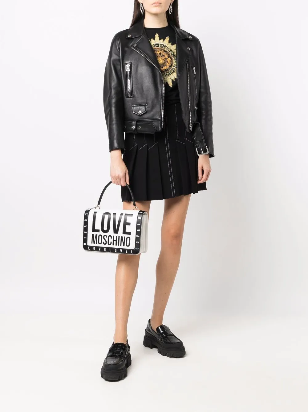 фото Love moschino сумка через плечо с логотипом