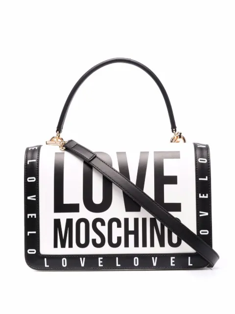 Love Moschino Bolsa transversal com estampa de logo
