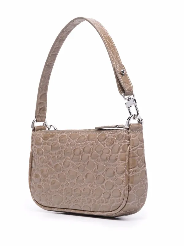 【送料&関税込】BY FAR Ivory Leather Mini Rachel Handbag BY FAR Mini Rachel Shoulder Bag | Neutrals | FARFETCH
