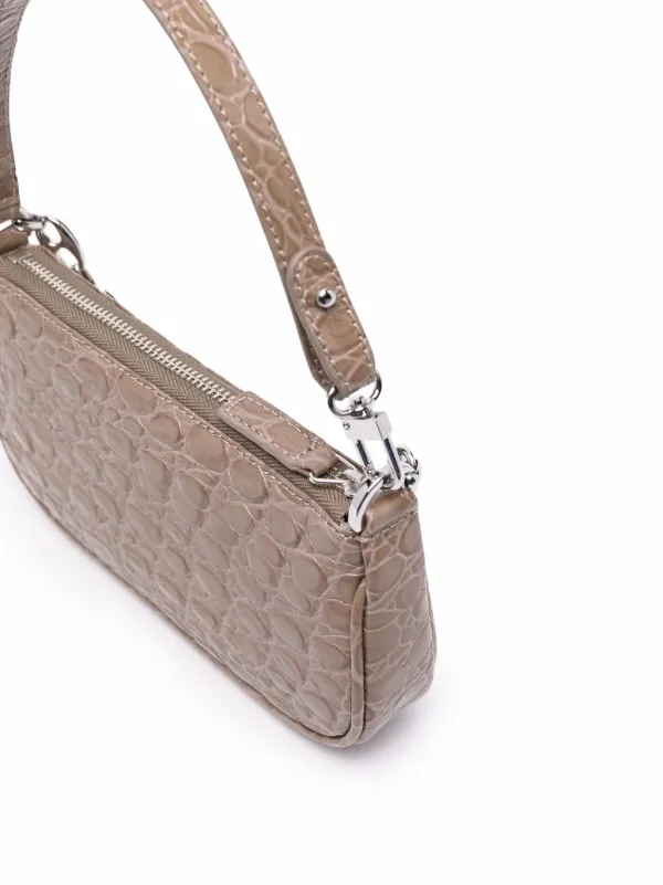 【送料&関税込】BY FAR Dove Grey Leather Mini Rachel Handbag By Far 'Mini Rachel' Bag – Fashionably Yours