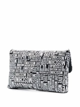 all-over logo-print crossbody bag展示图