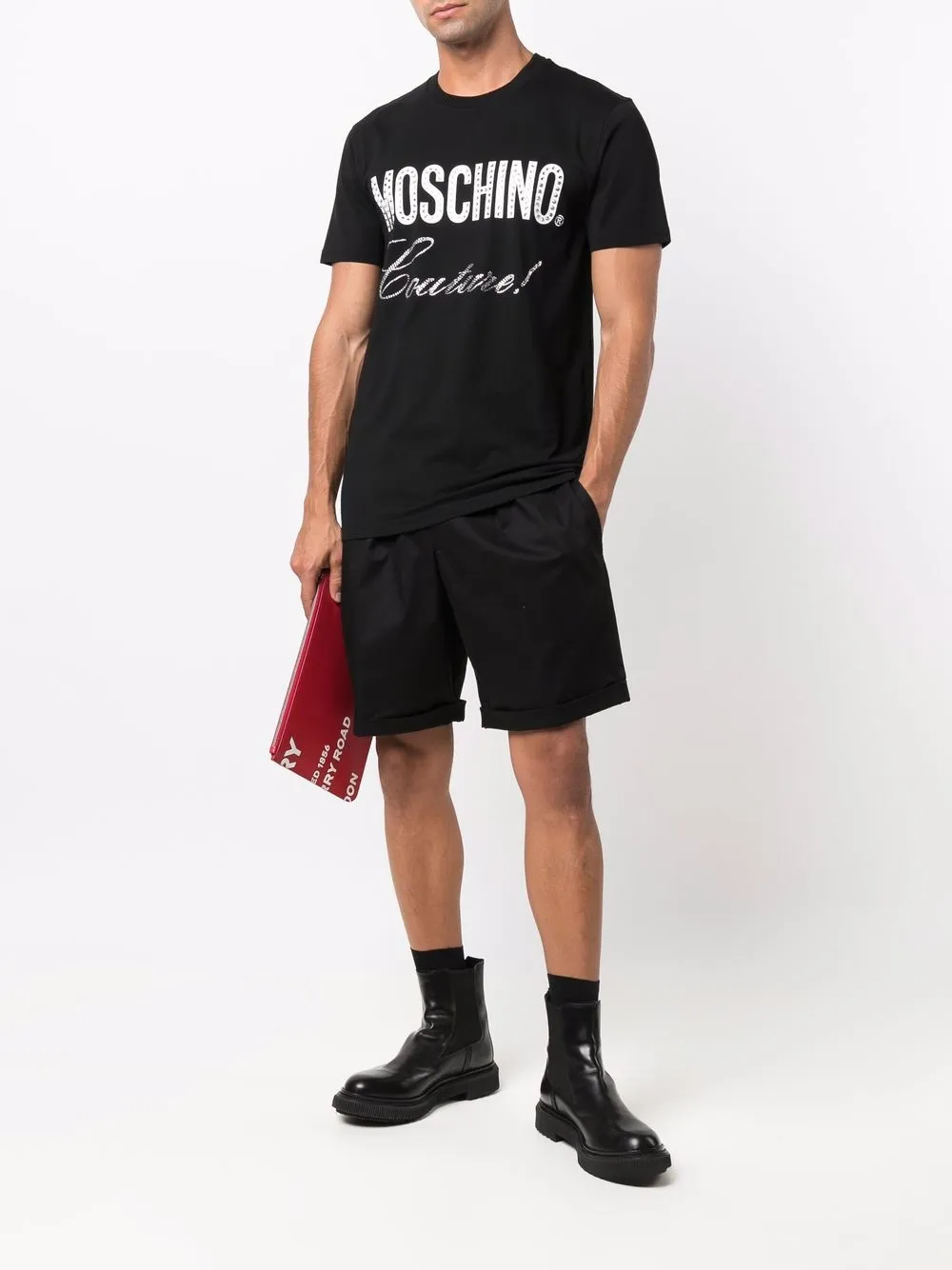 фото Moschino футболка с логотипом