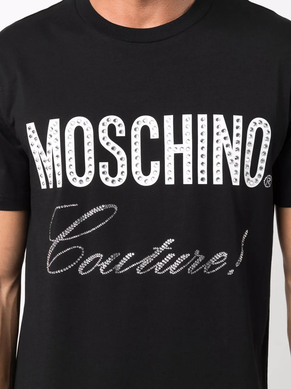 фото Moschino футболка с логотипом