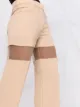 Mugler Calça com recorte de mesh
