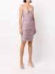 Missoni ruched fitted mini dress