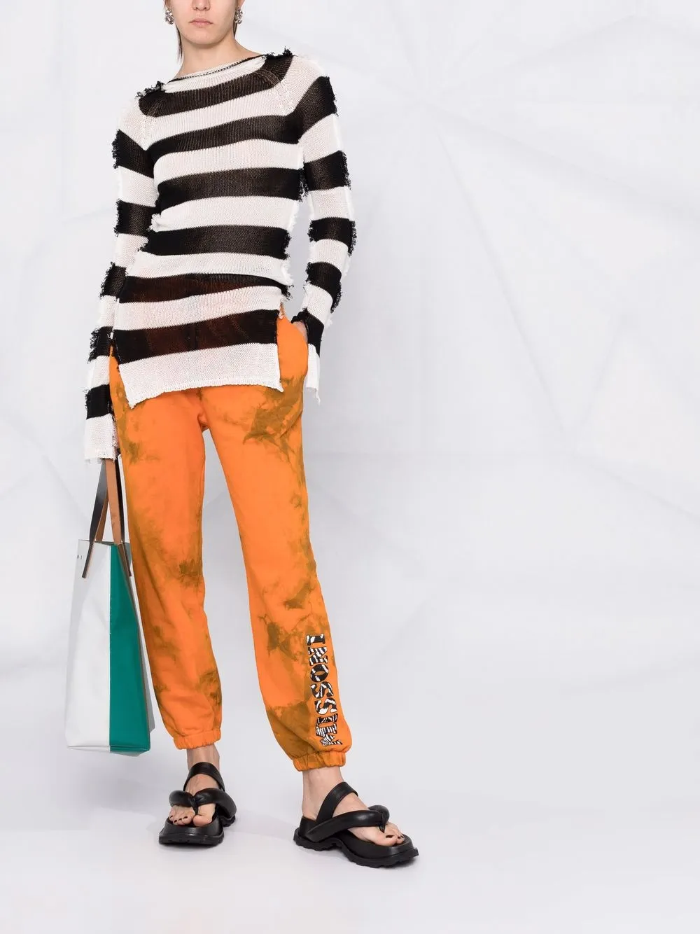фото Missoni спортивные брюки с принтом тай-дай