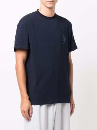 logo-embroidered T-shirt展示图