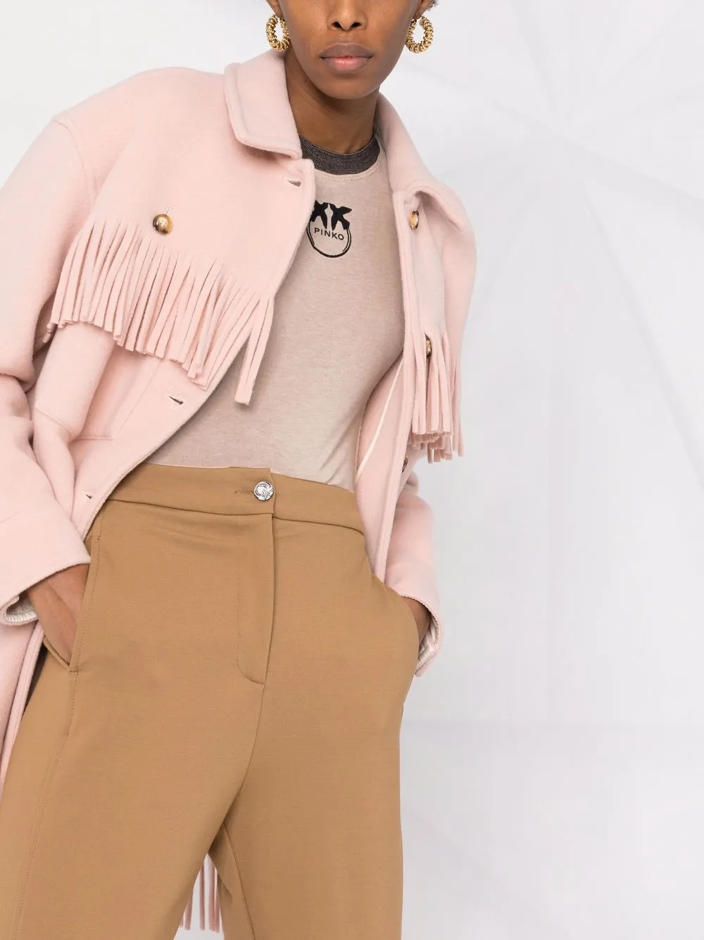 фото Pinko футболка с длинными рукавами и логотипом