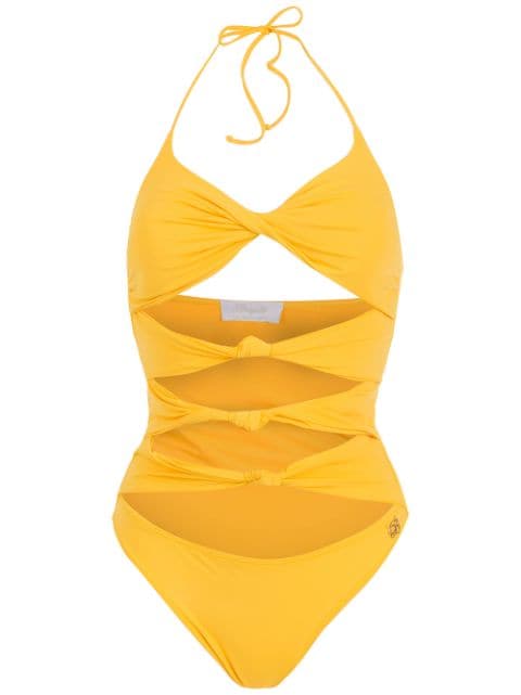 Brigitte knot-detail swimsuit