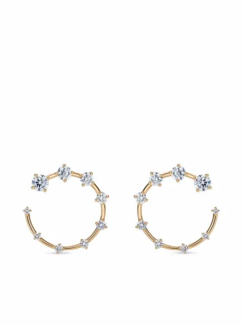 Fernando Jorge 18kt yellow gold Circle small diamond earrings