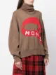 Monse roll neck intarsia-knit jumper