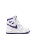 Jordan Kids Air Jordan 1 Retro High ""Court Purple"" sneakers - White