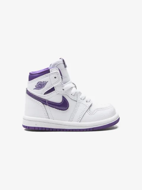Jordan Kids Air Jordan 1 Retro High TD Court Purple sneakers