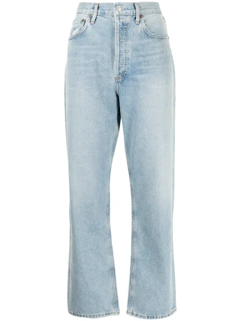 AGOLDE high-rise straight-leg jeans