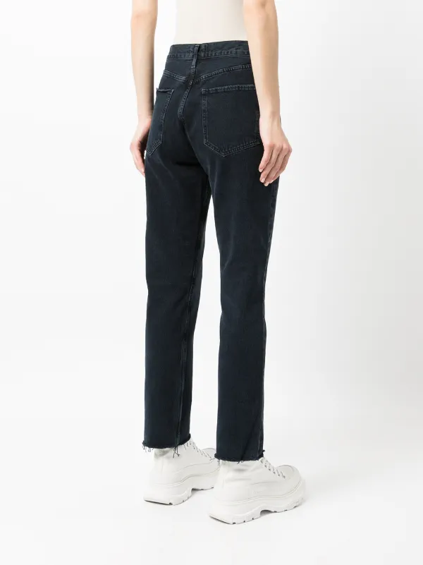 AGOLDE mid-rise tapered-leg Slim Jeans 