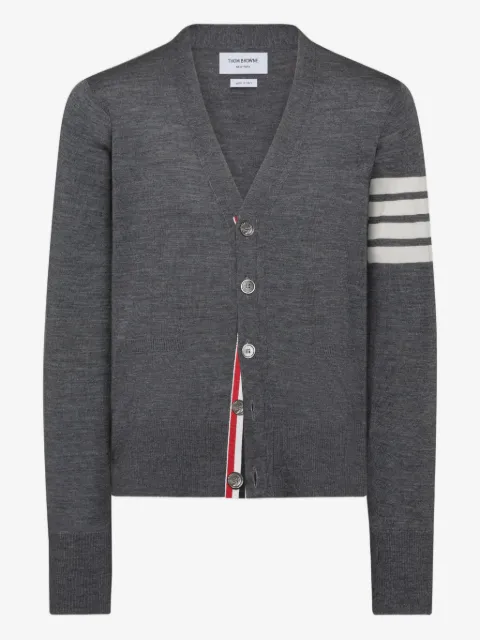 Thom Browne 4BAR Vネックカーディガン