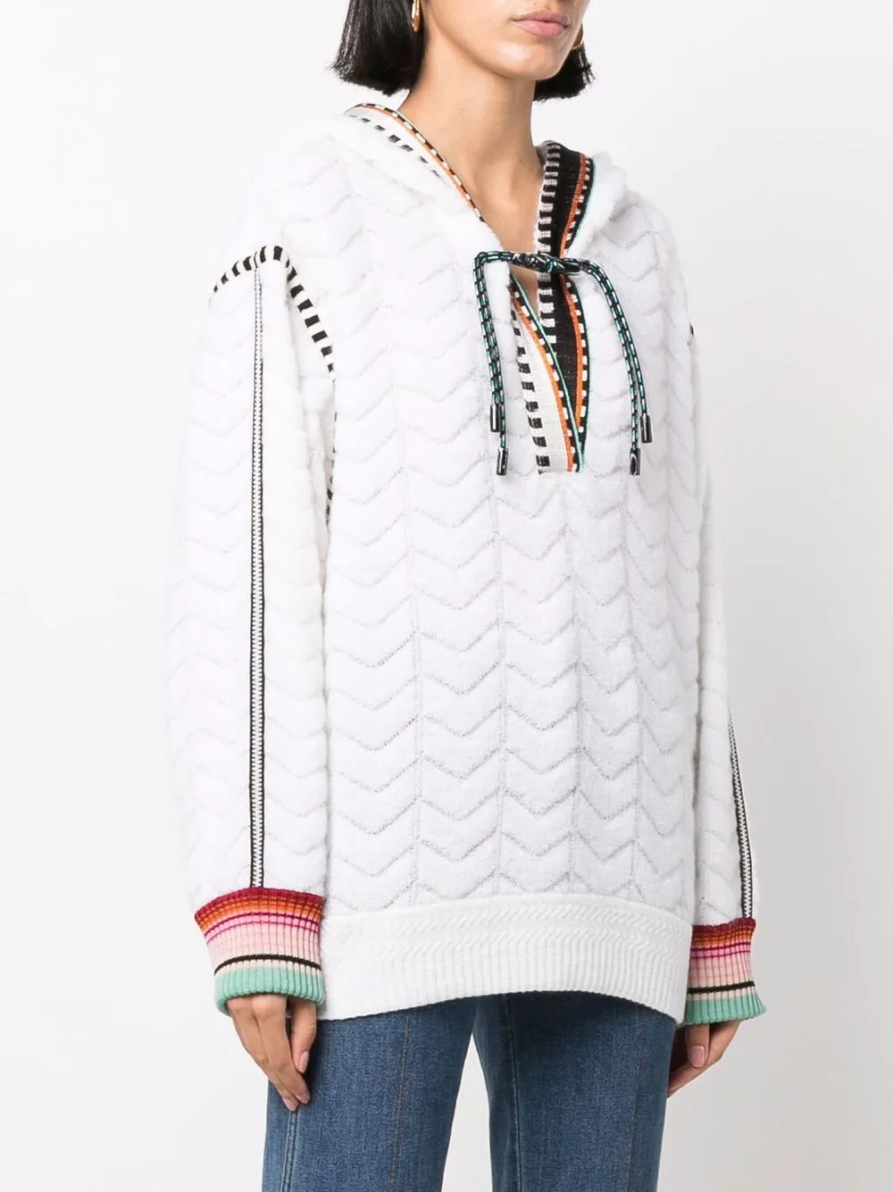 фото Missoni худи с контрастной отделкой