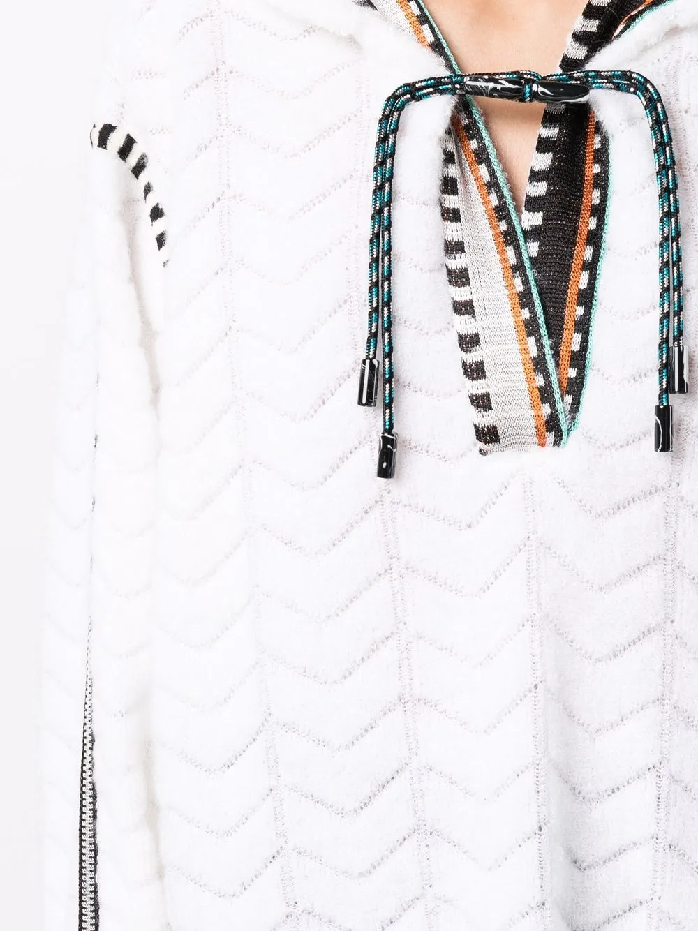 фото Missoni худи с контрастной отделкой