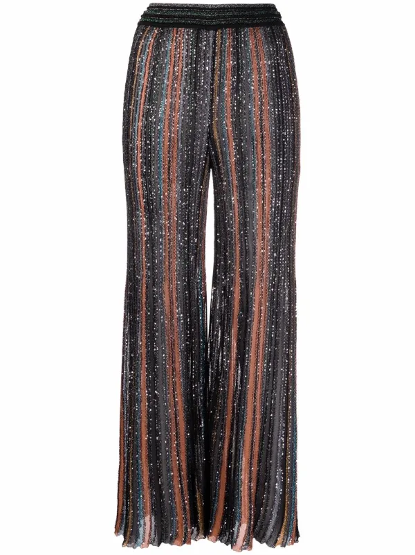 Missoni Sequined Striped Trousers 