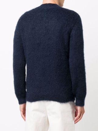 fuzzy mohair-knit jumper展示图