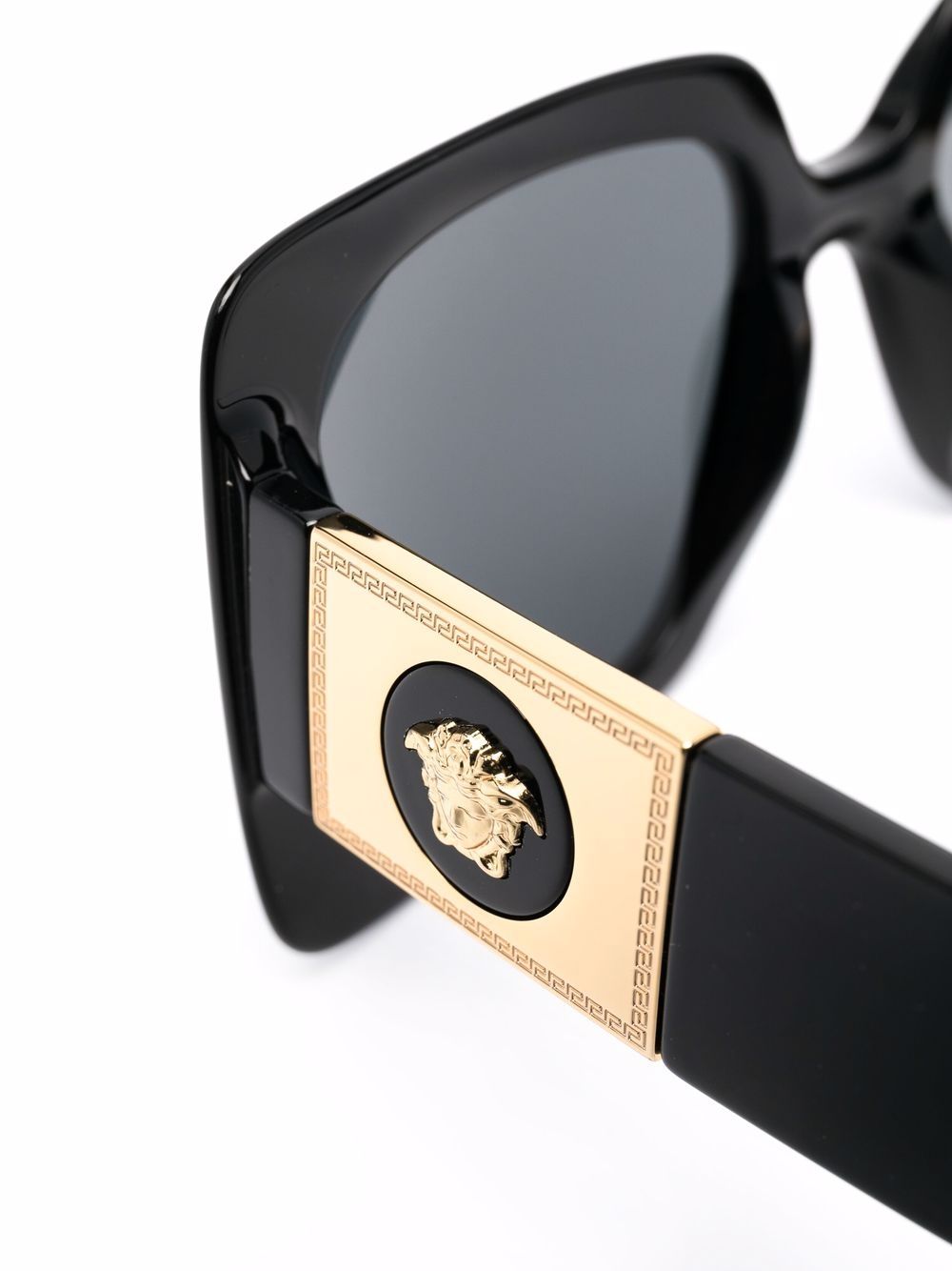 фото Versace eyewear солнцезащитные очки с декором medusa