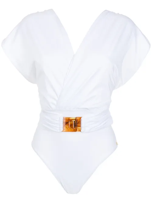 Maillot de bain à bretelles croisées - Brigitte - Modalova