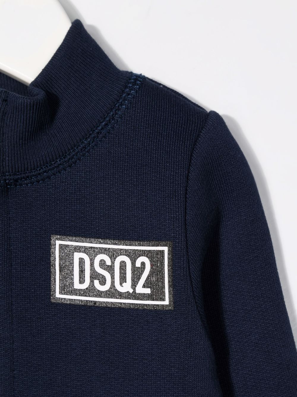 фото Dsquared2 kids куртка с нашивкой-логотипом