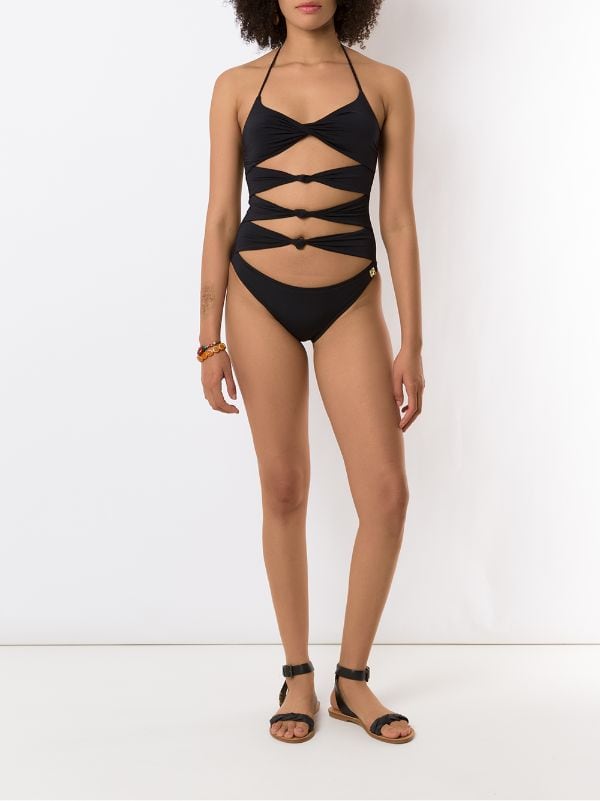 Brigitte spaghetti-straps high-cut Swimsuit - Farfetch