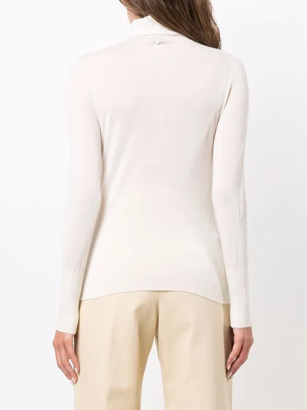 winter white cashmere jumper