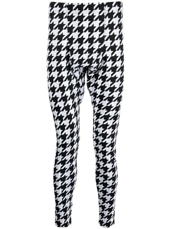 houndstooth print leggings