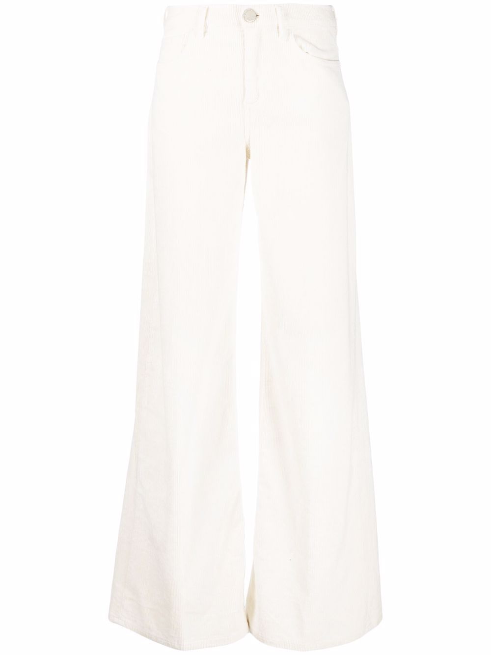 

PINKO high-waisted flared trousers - White