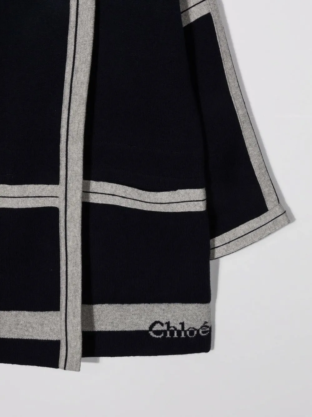 фото Chloé kids платье с контрастной окантовкой