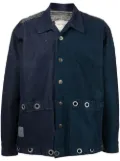 Greg Lauren long-sleeve lightweight shirt jacket - Blue