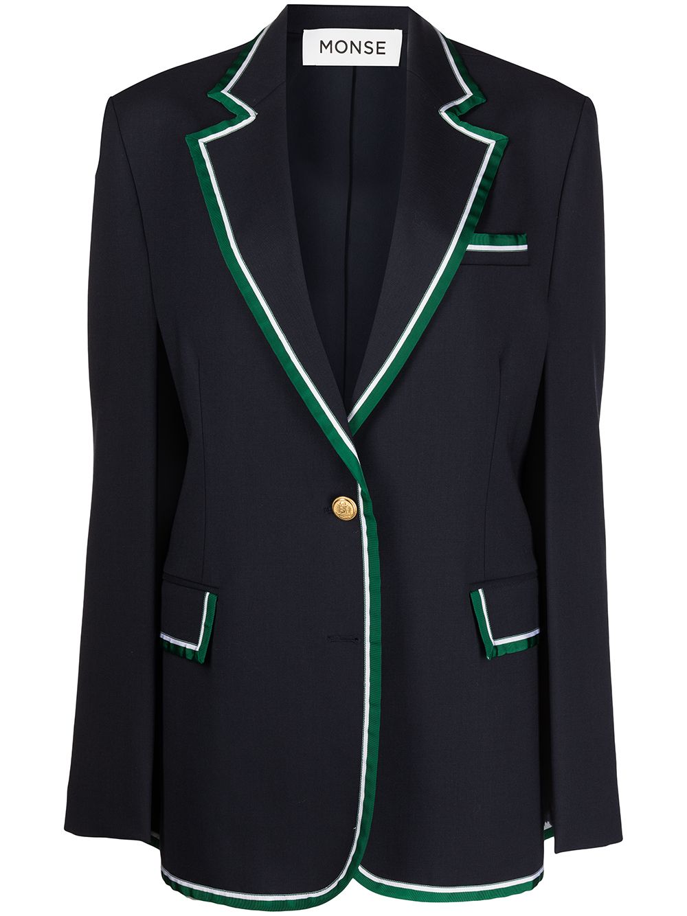 

Monse blazer Prep School - Azul