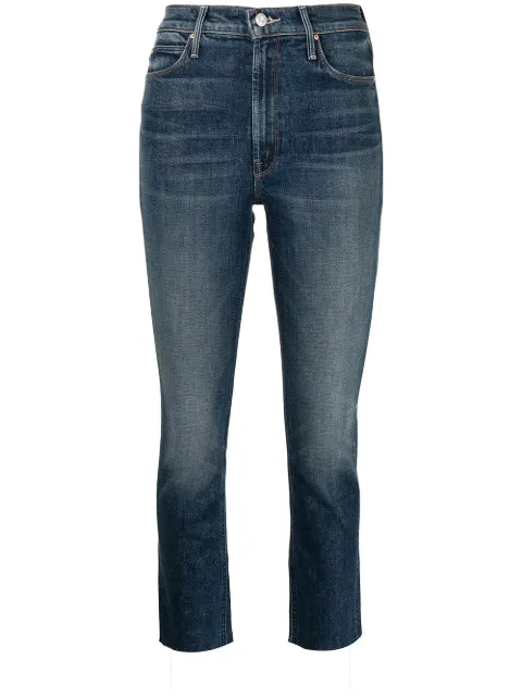 MOTHER high-rise cropped jeans