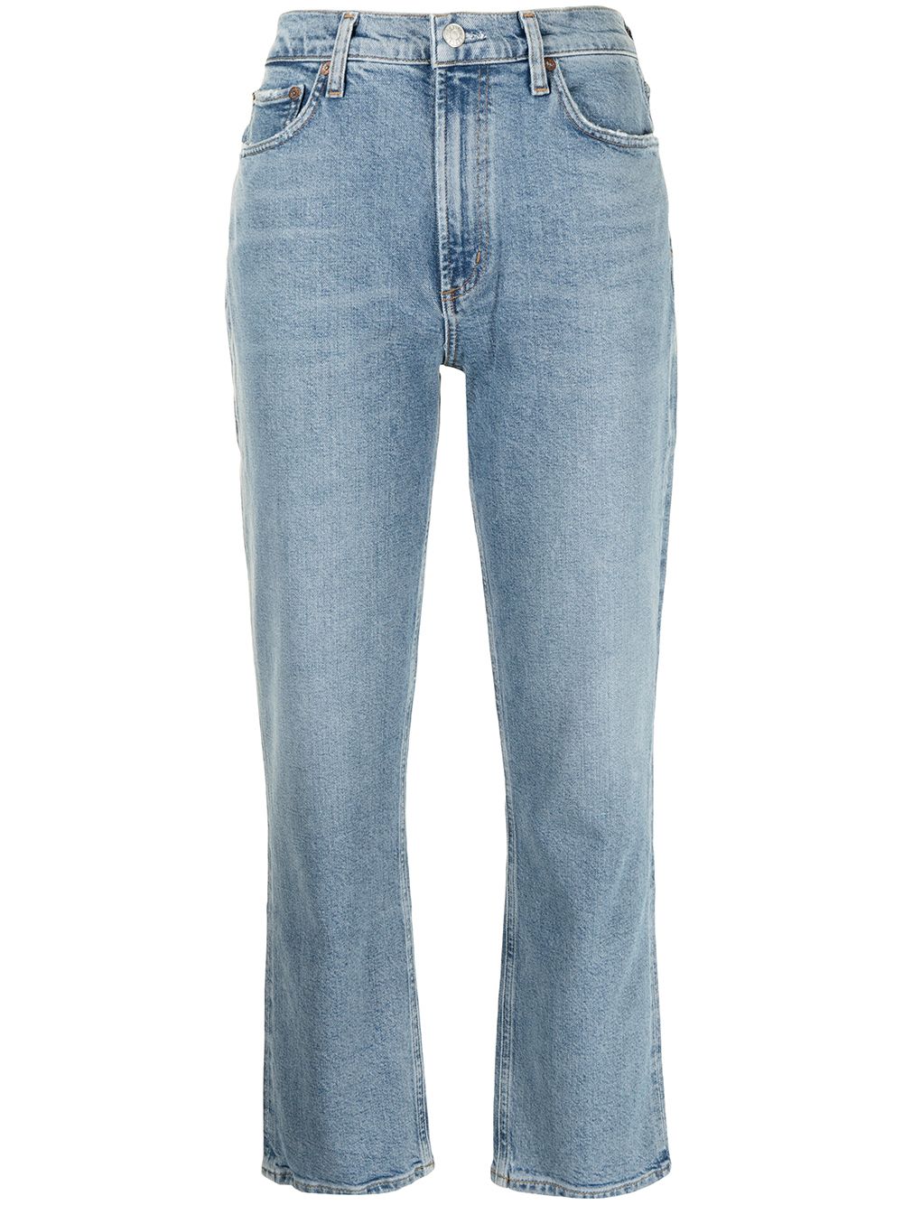 AGOLDE straight-leg ankle-length Jeans - Farfetch