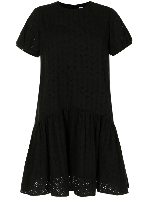 broderie anglaise smock dress