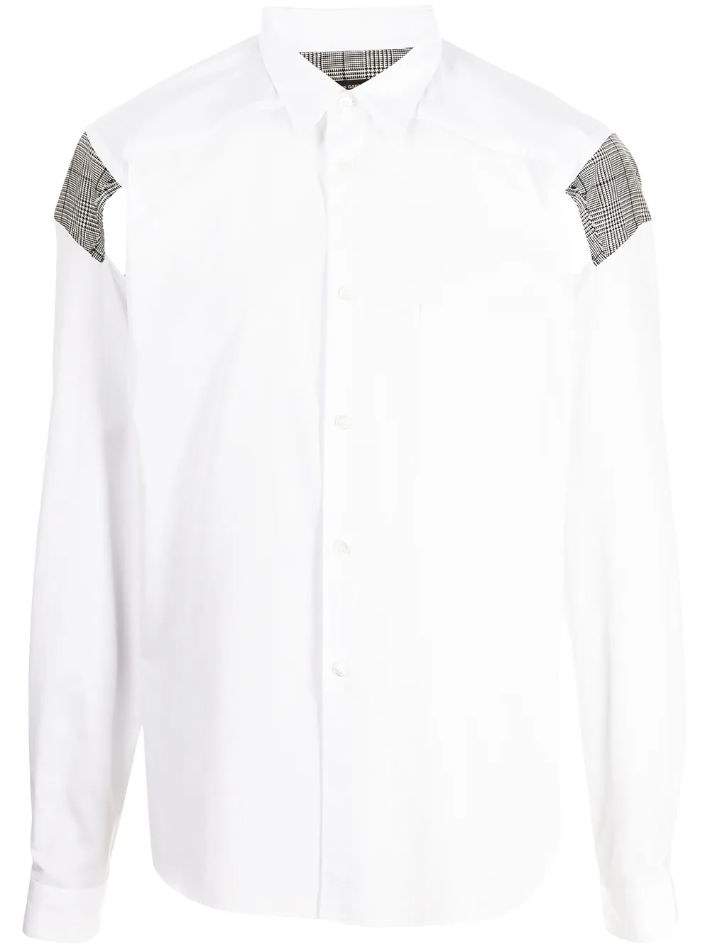 

Comme Des Garçons Homme Plus cut-out sleeve-panel shirt - White