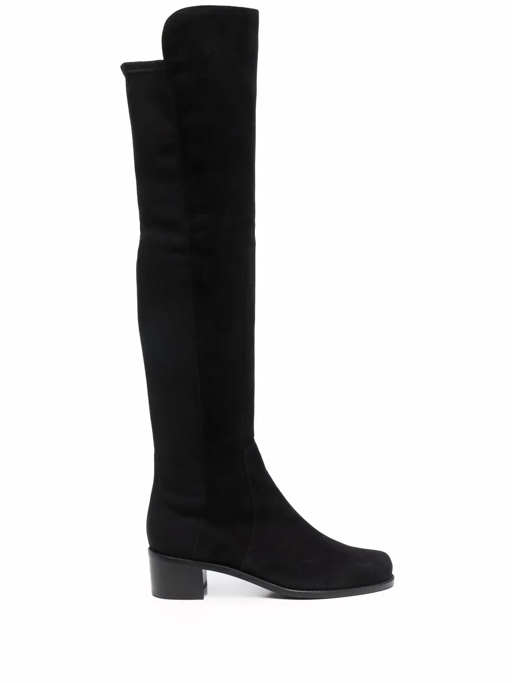

Stuart Weitzman round-toe knee-length boots - Black