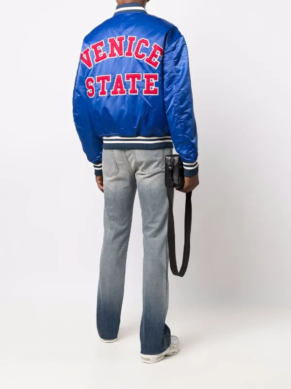 diesel satin bomber jacket